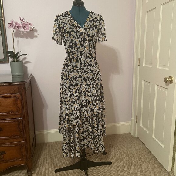 Karl Lagerfield Maxi flounced Dress - Picture 1 of 4